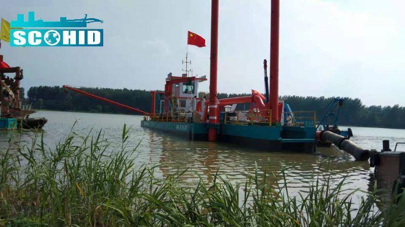 Draga de succión con cortador 2500m3/H SCO HID-CSD-4016 para máquina de dragado de puertos de canal