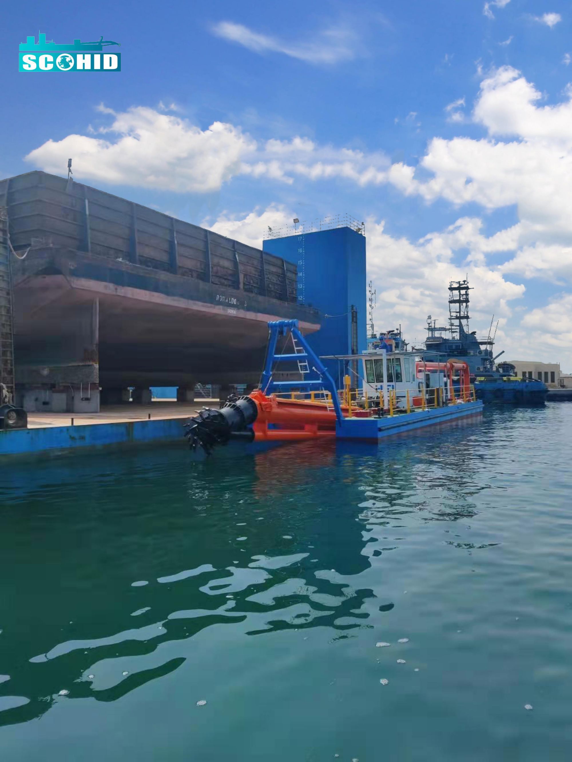 Draga de succión con cortador de 1400 m3/h para el proyecto de dragado del río Lake Reservoir