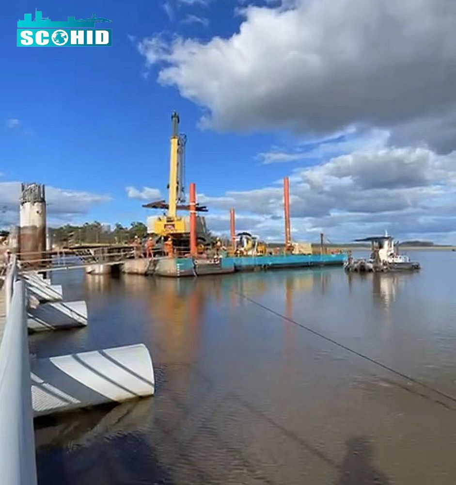 Nuevas marcas SCO HID Marine Crane Barcaza flotante Venta caliente en Uruguay