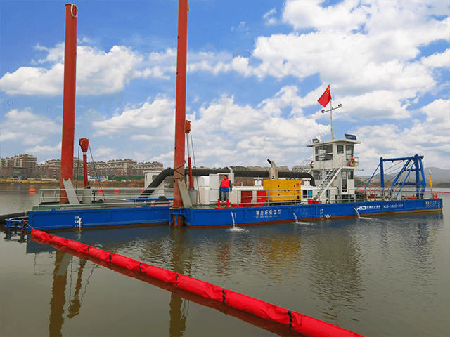  Draga de succión con cortador de dragado de río de venta caliente.