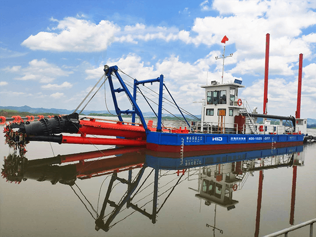  Draga de succión con cortador de dragado de río de venta caliente.